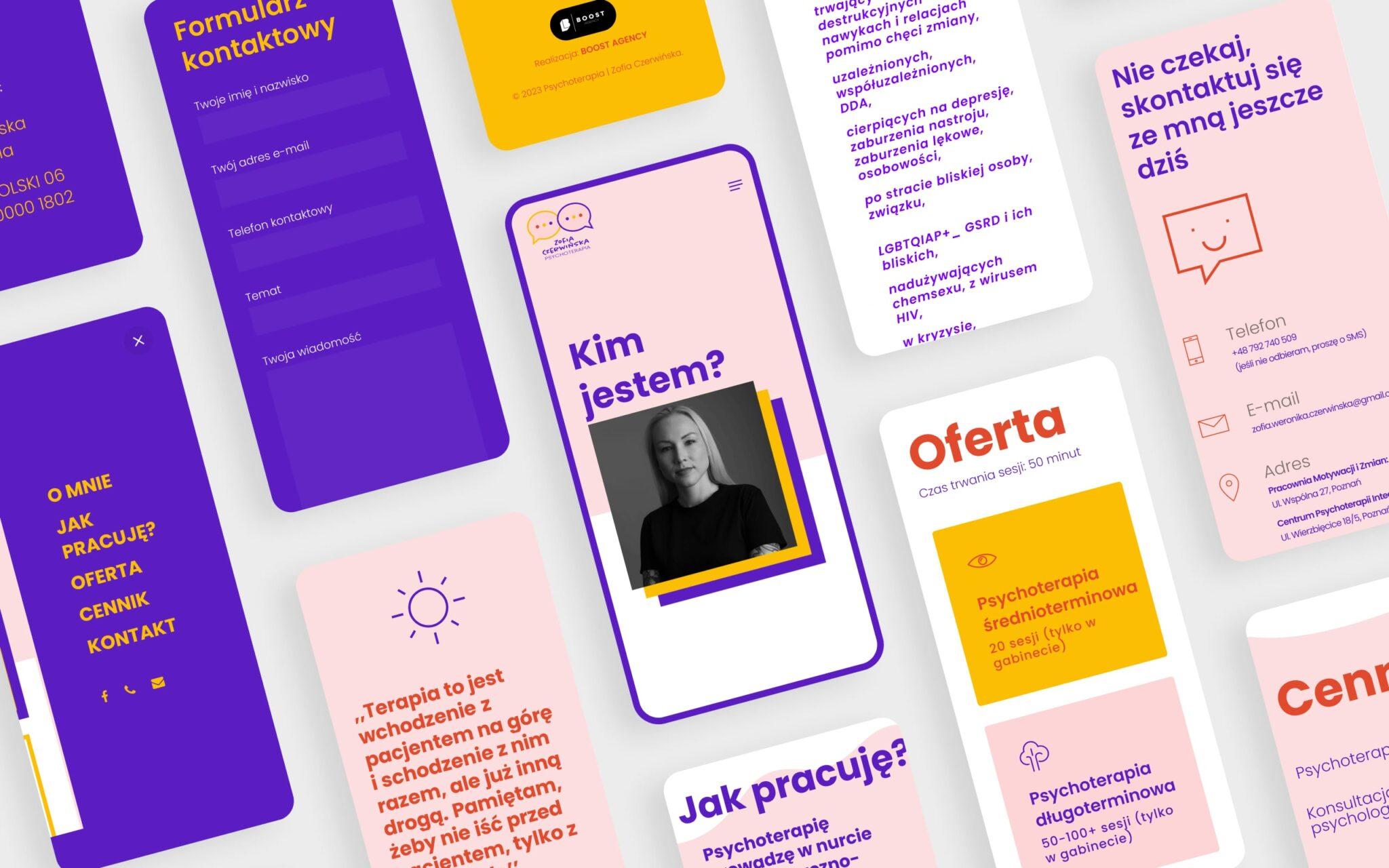 ZOFIA CZERWIŃSKA PSYCHOTERAPEUTA